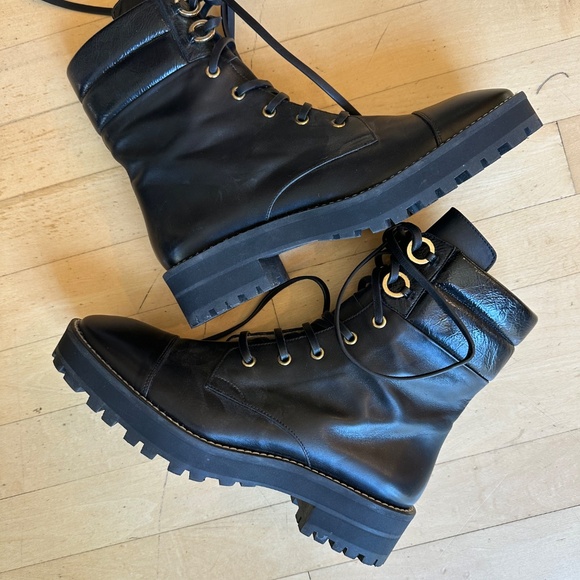 Stuart Weitzman Lexy Combat Boot, 7.5, CB2463 - Picture 8 of 12